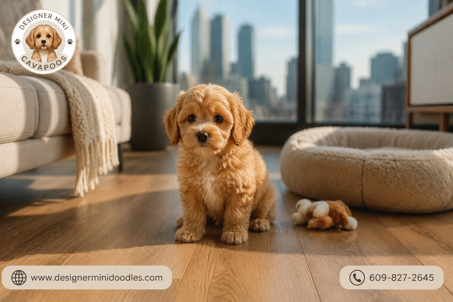 mini cavapoo puppies