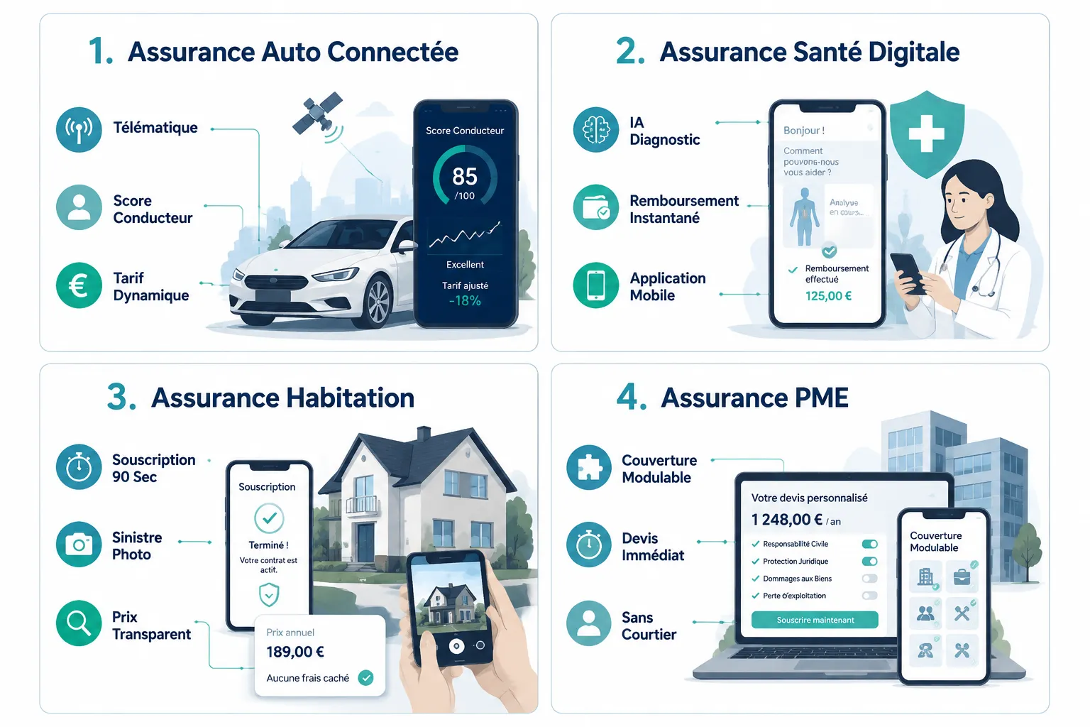 Qu'est-ce que l'insurtech et en quoi diffère-t-elle de l'assurance traditionnelle ?