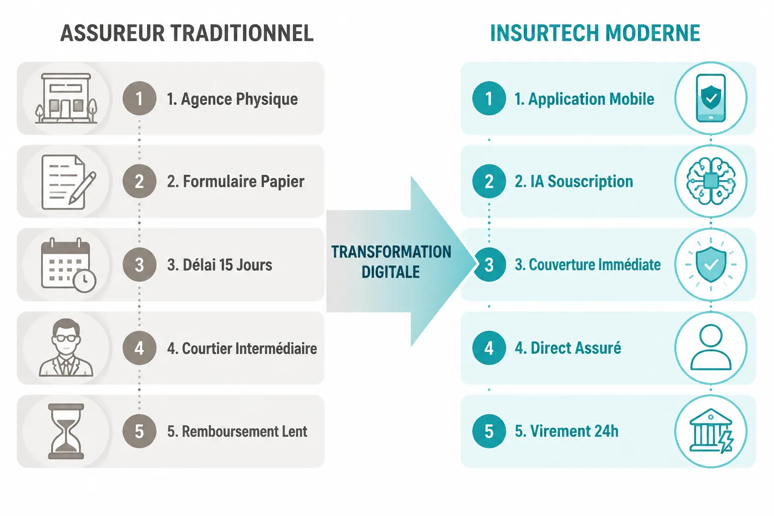 Quels types d'assurance les insurtechs perturbent-elles le plus ?