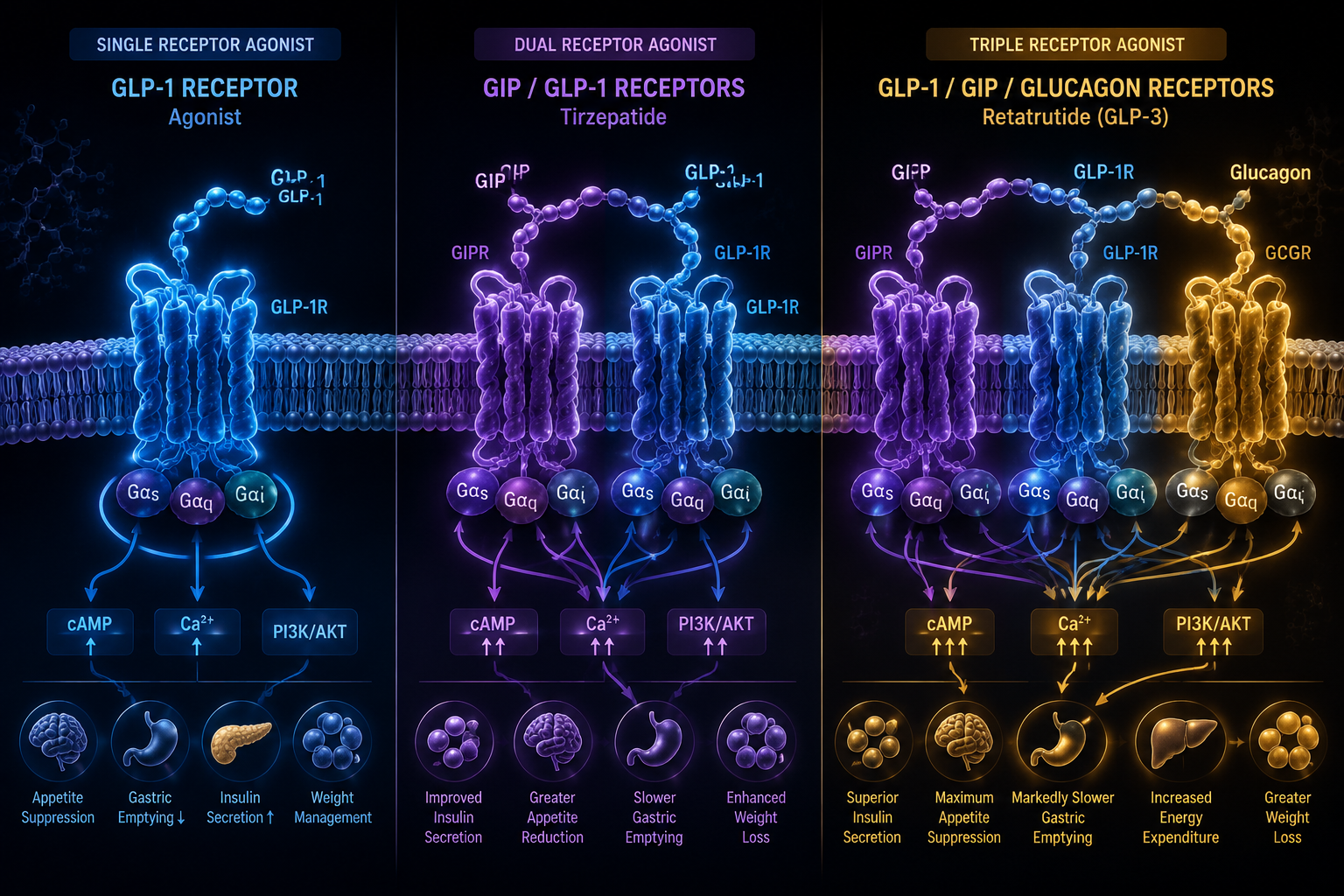 GLP‑2‑T and GLP‑3 Retatrutide in Laboratory Metabolic Models