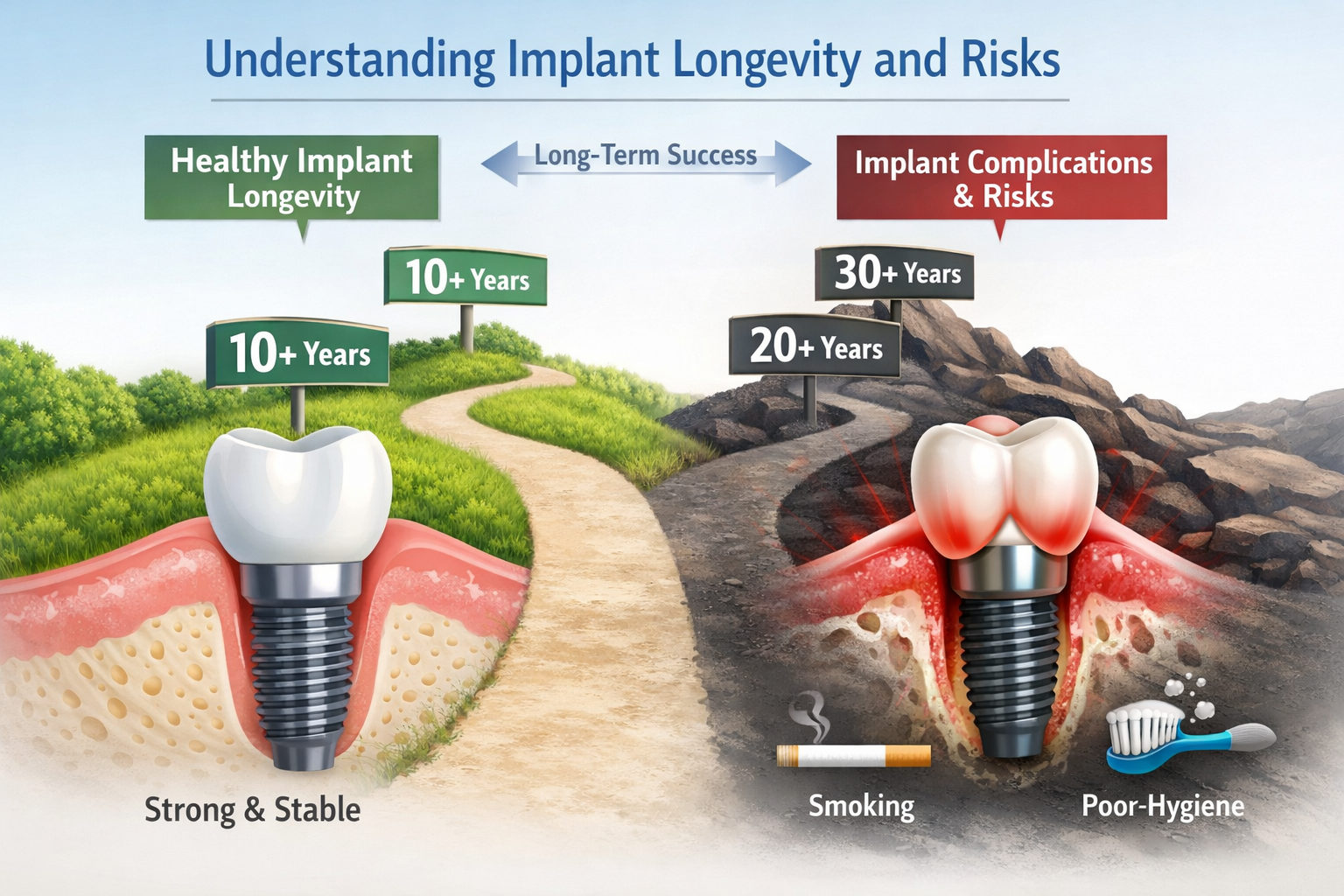 How to protect implants long term