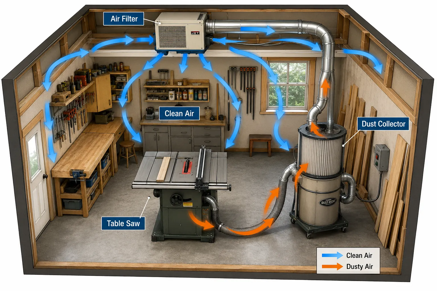 Sizing Your Dust Collection and Air Filtration Systems: The Foundation of Clean Air