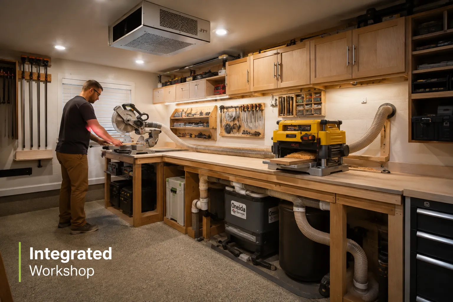 Integrating Dust Collection and Air Filtration with Small Workshop Layouts