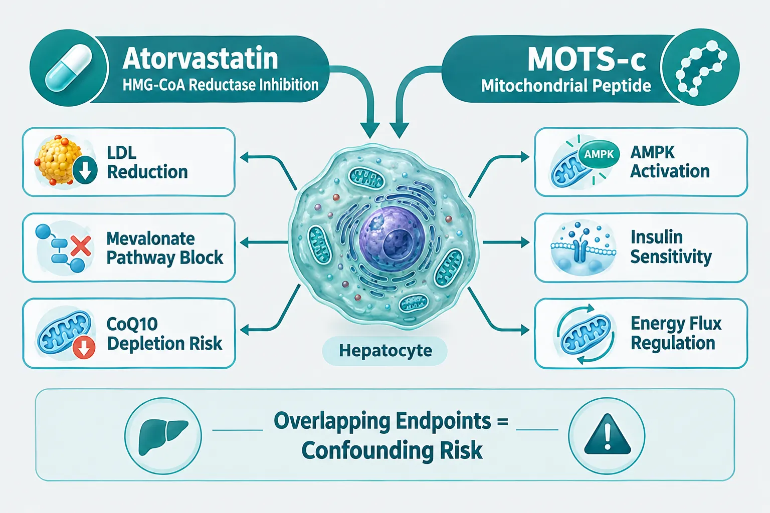 How Atorvastatin Affects Mitochondrial Endpoints