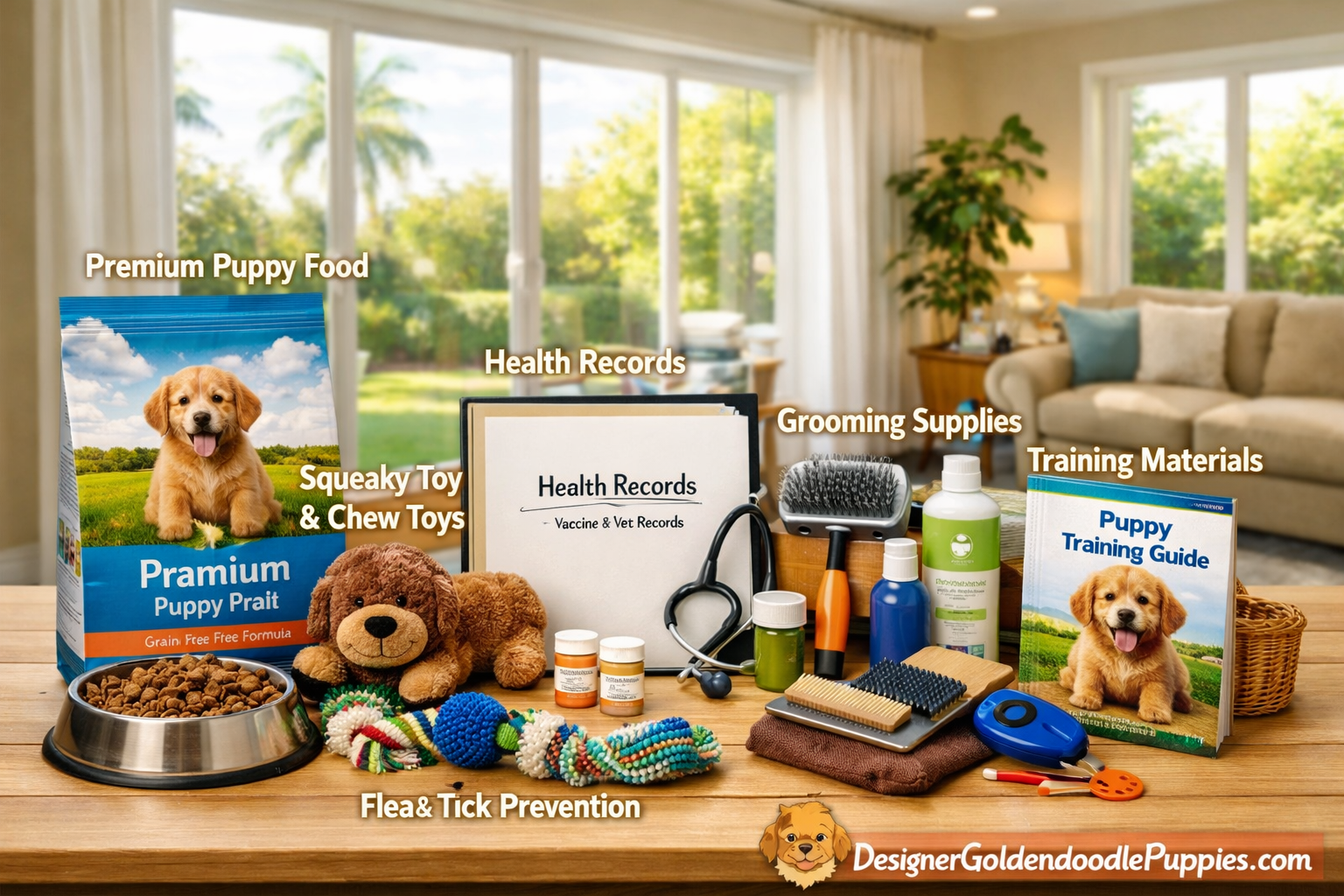 use keyphrases / topics as alt text do not use big paragraphs. Put logo of designergoldendoodlepuppies.com in images as possible where possi