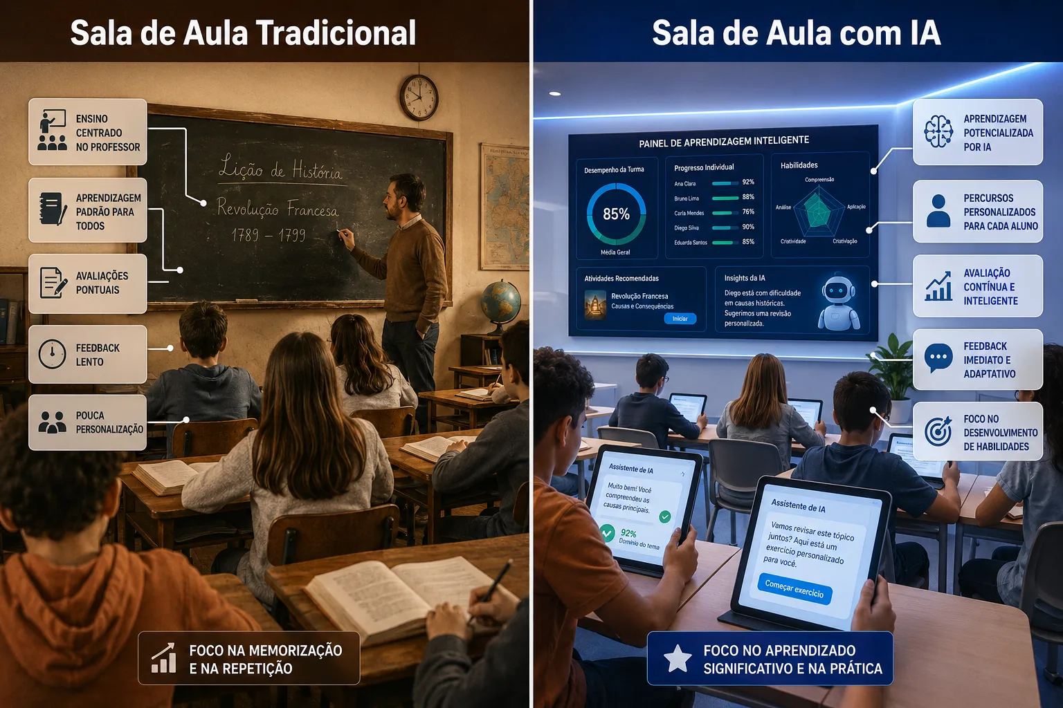 O Impacto da IA na Educação em Portugal: Benefícios, Desafios e Oportunidades