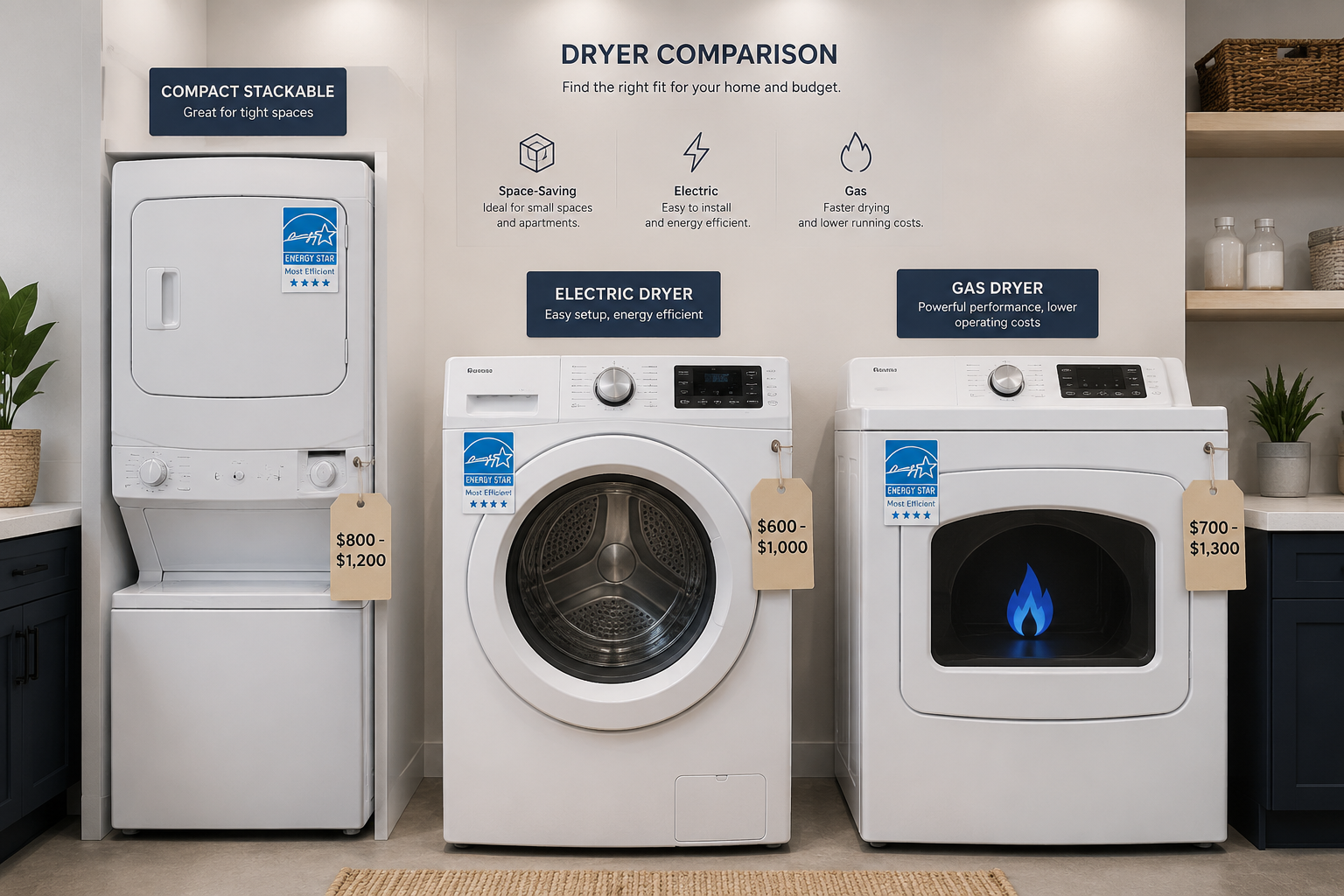 Drier and dryer are two different words with different jobs. "Dryer" is the noun for a machine that dries clothes.