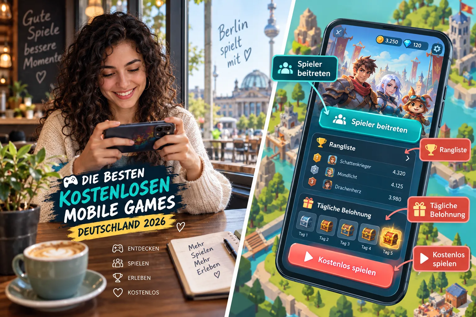 Was macht die besten kostenlosen Mobile Games Deutschland 2026 aus?