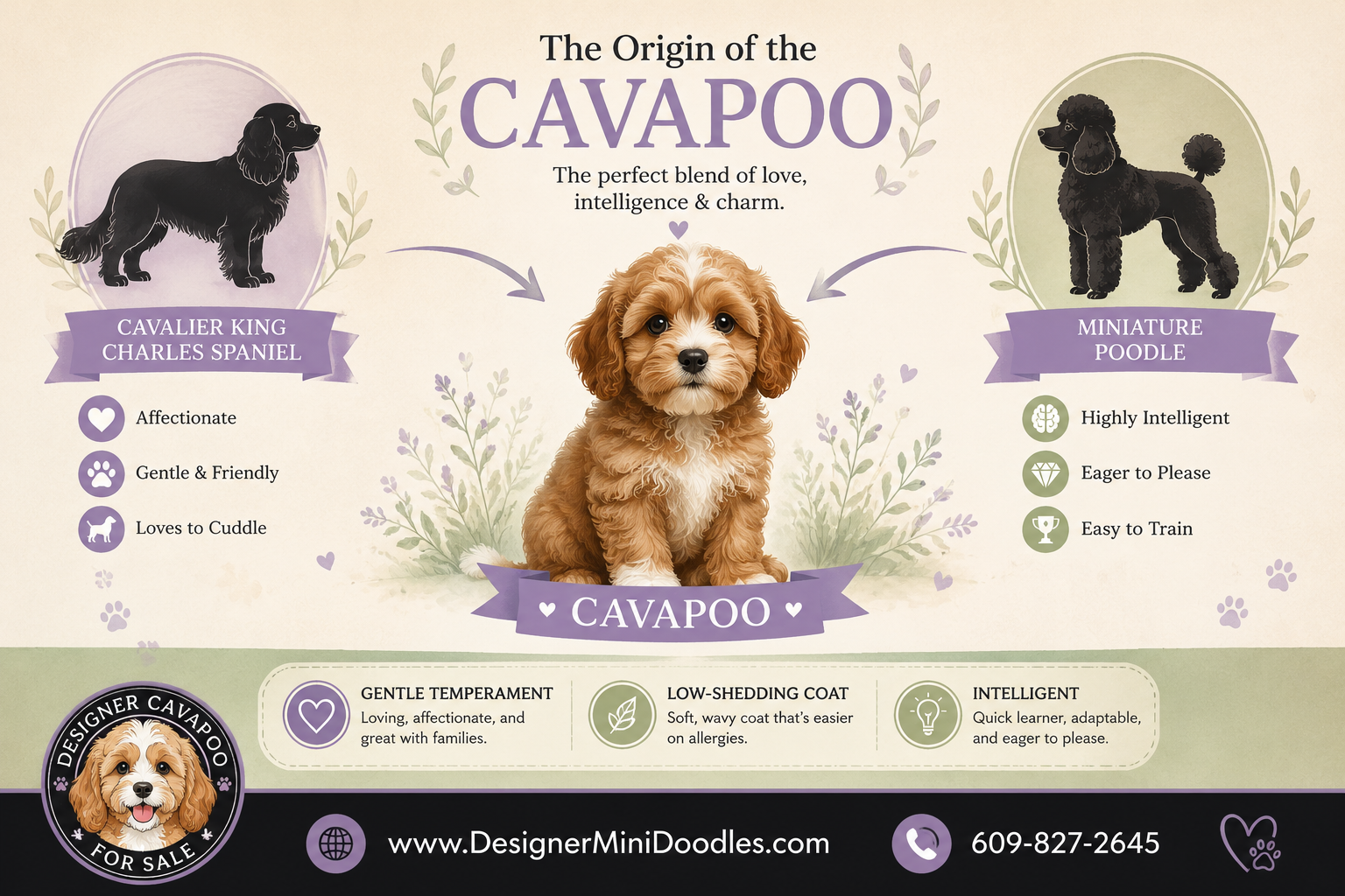 Cavapoo for sale Michigan