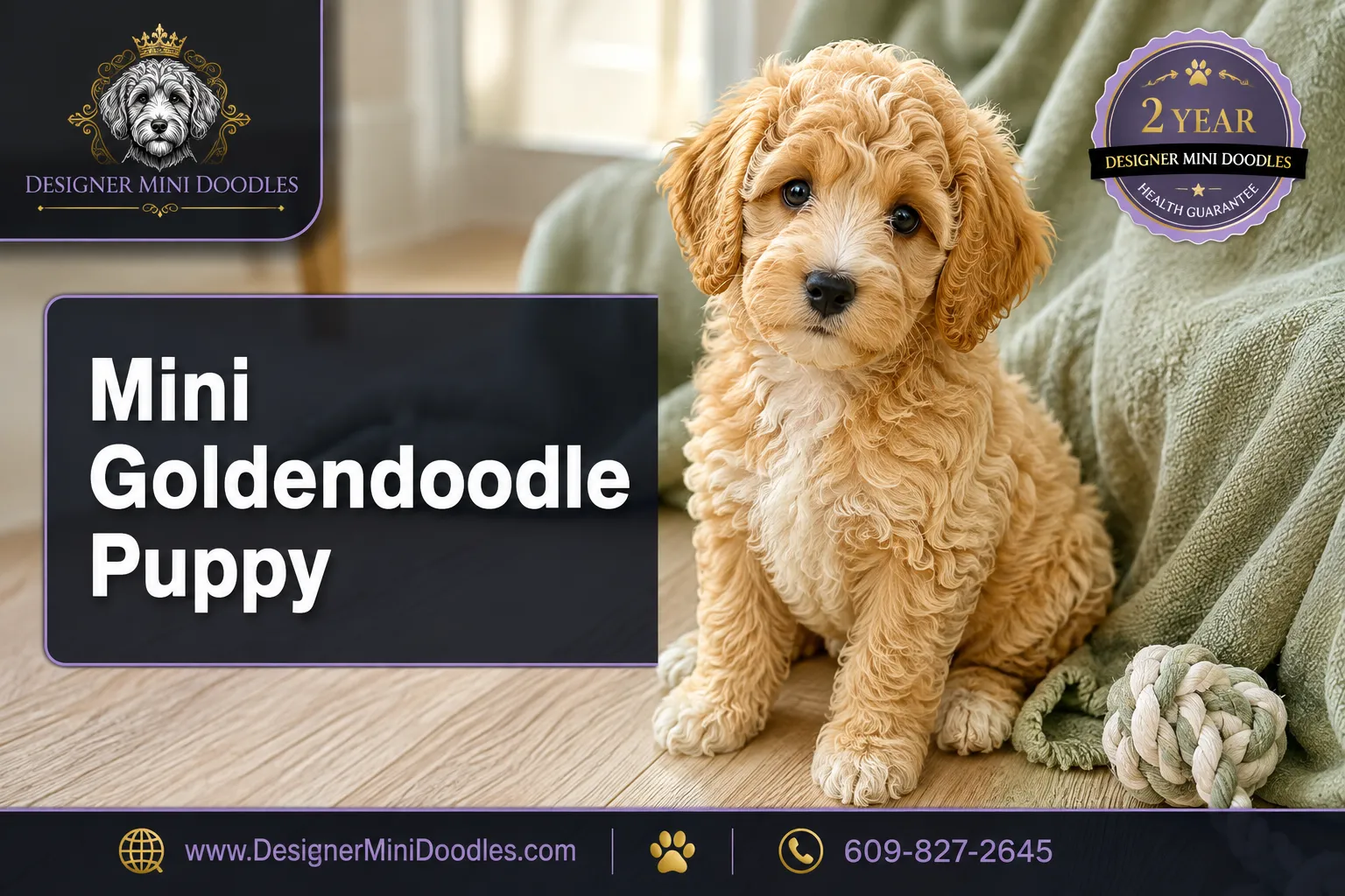 mini goldendoodle puppy