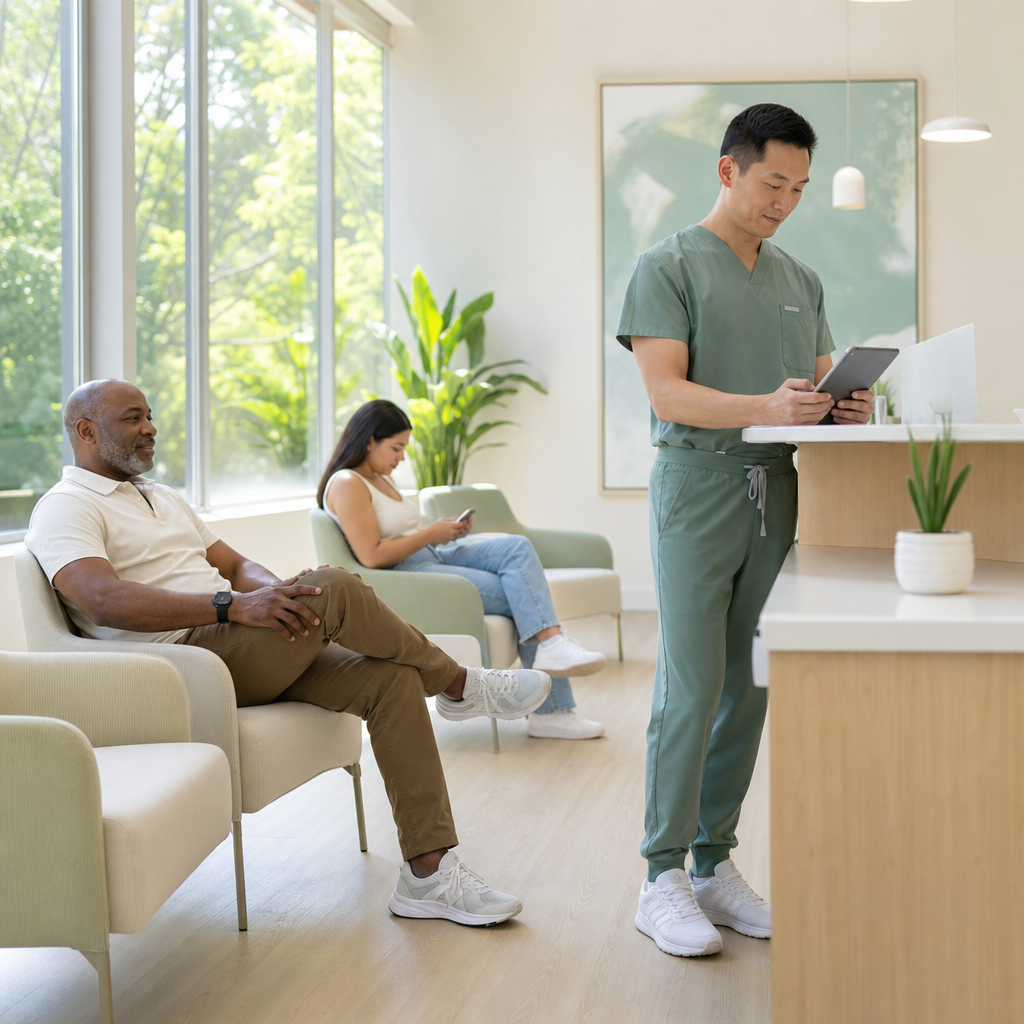 patients in waiting room