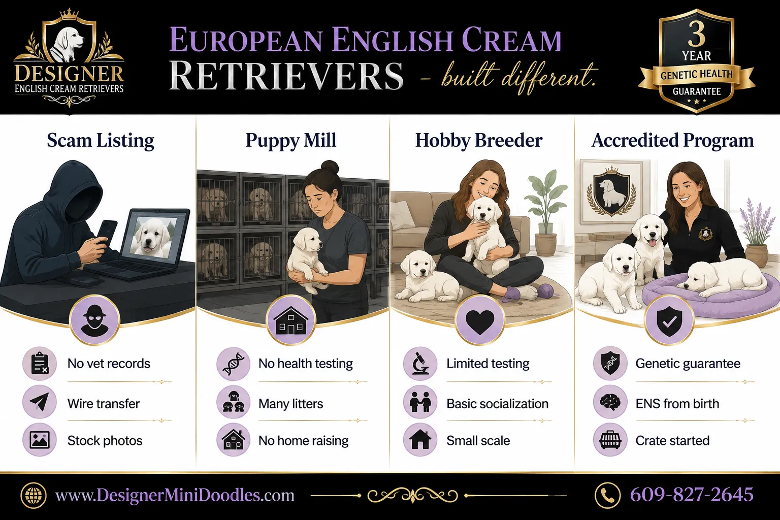 English Cream Golden Retriever Cost