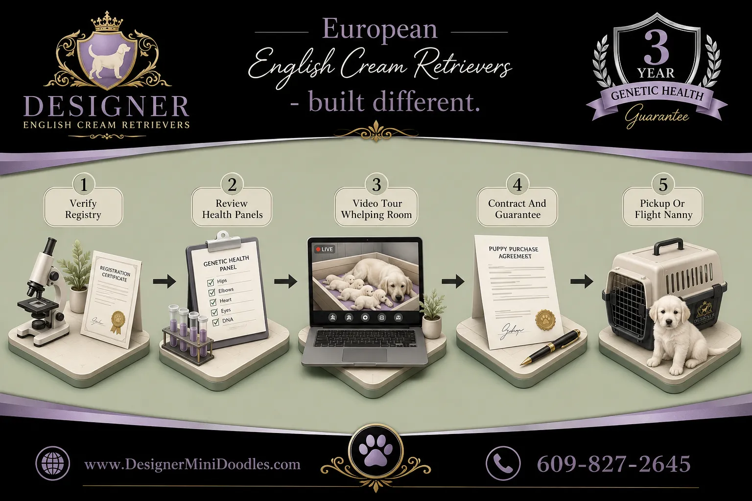 english cream golden retriever price