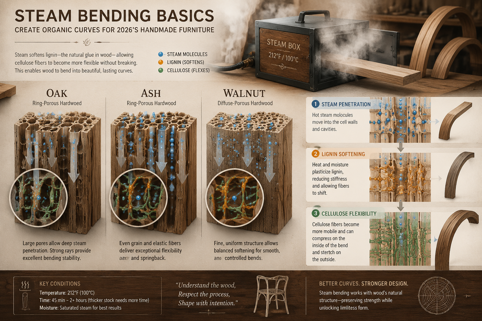 Understanding the Science Behind Steam Bending Basics: Create Organic Curves for 2026's Handmade Furniture
