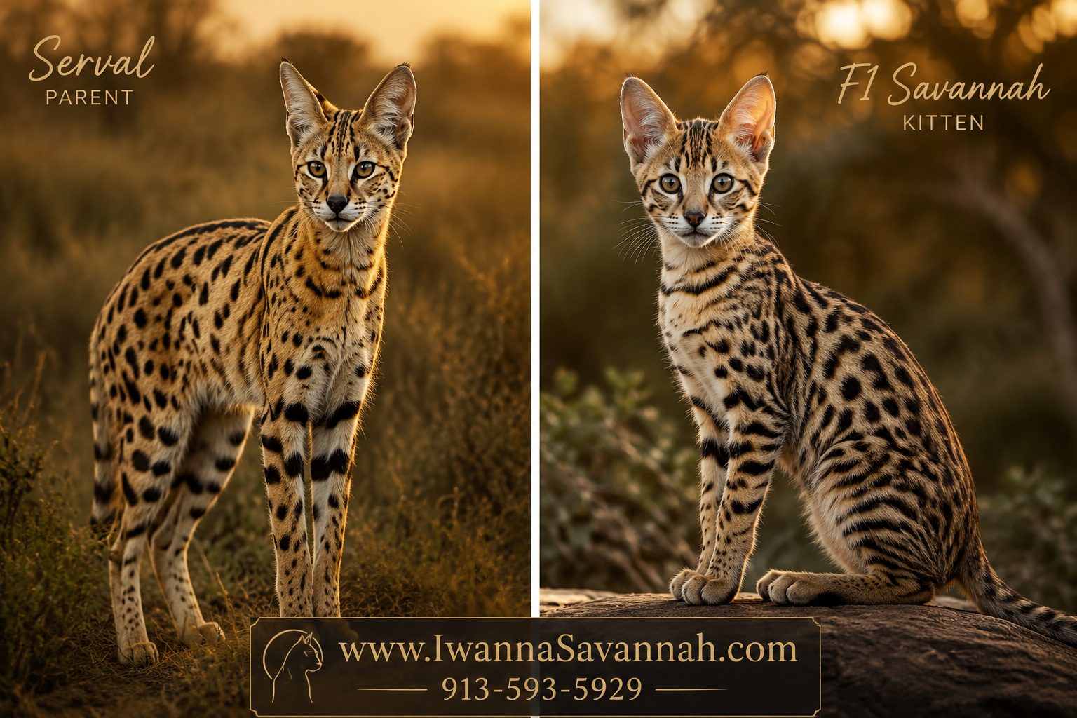 F1 savannah kittens