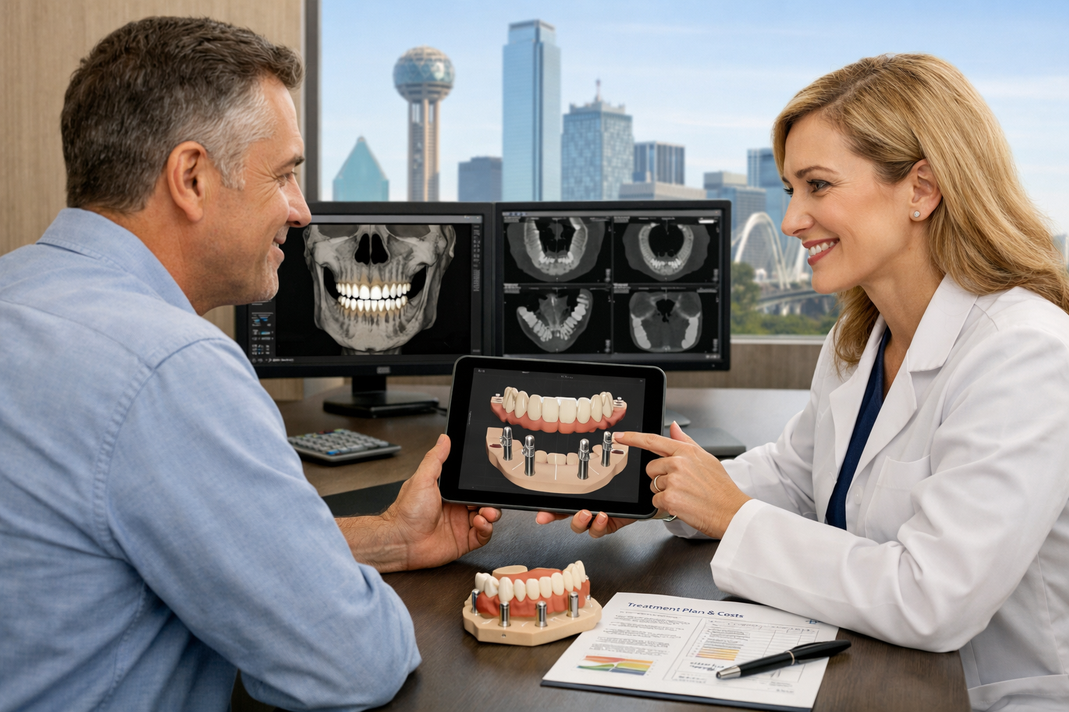Comparing Full Mouth Dental Implant Options in Dallas: What to Know About All-on-4, All-on-6, and Zygomatic Implants