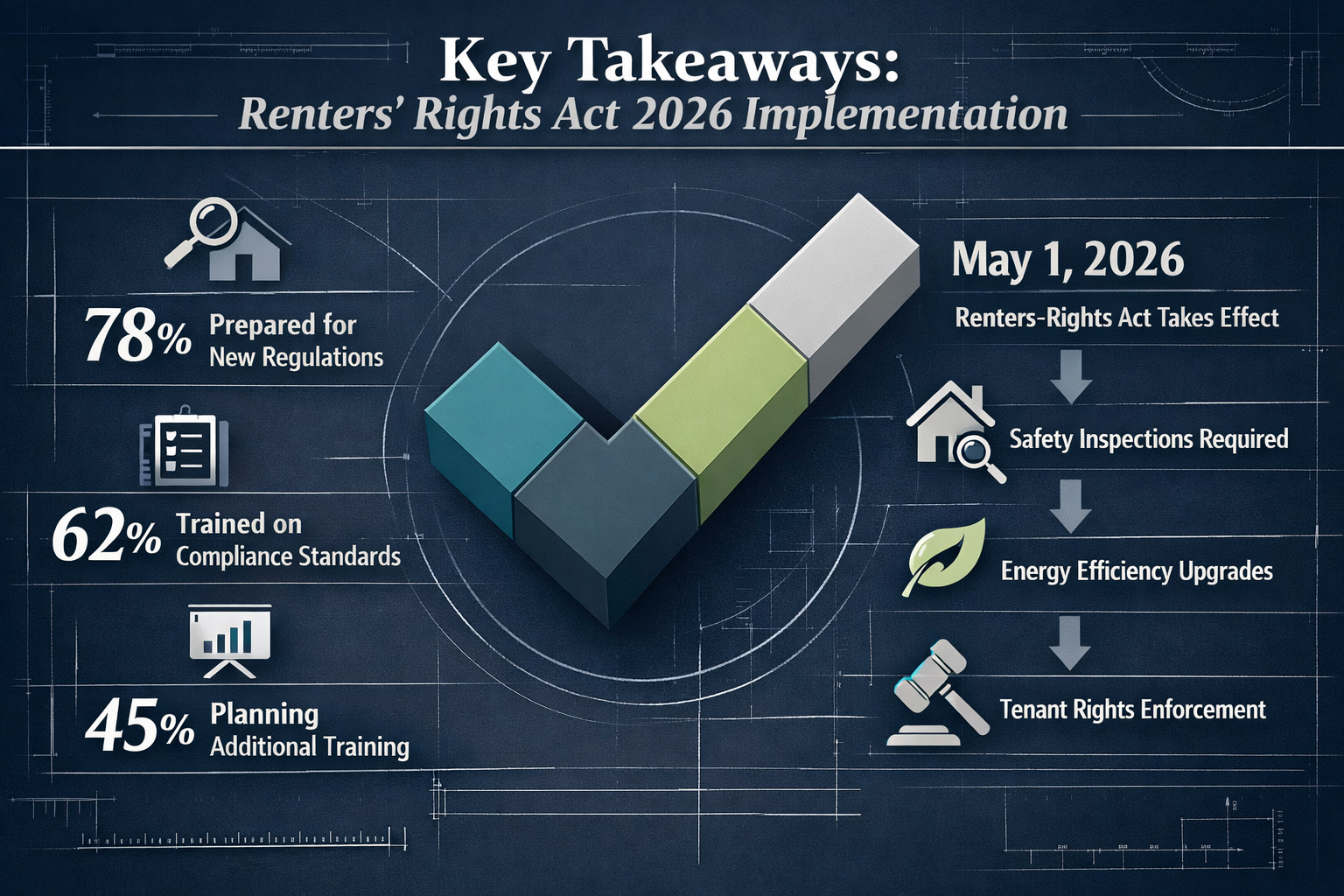 Professional editorial infographic for 'Key Takeaways' section, (), featuring a clean, authoritative design highlighting