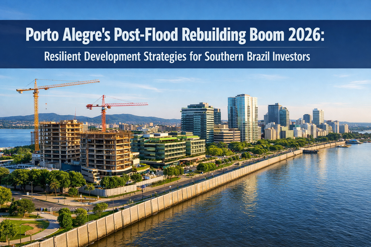 Professional () hero image featuring 'Porto Alegre's Post-Flood Rebuilding Boom 2026: Resilient Development Strategies for