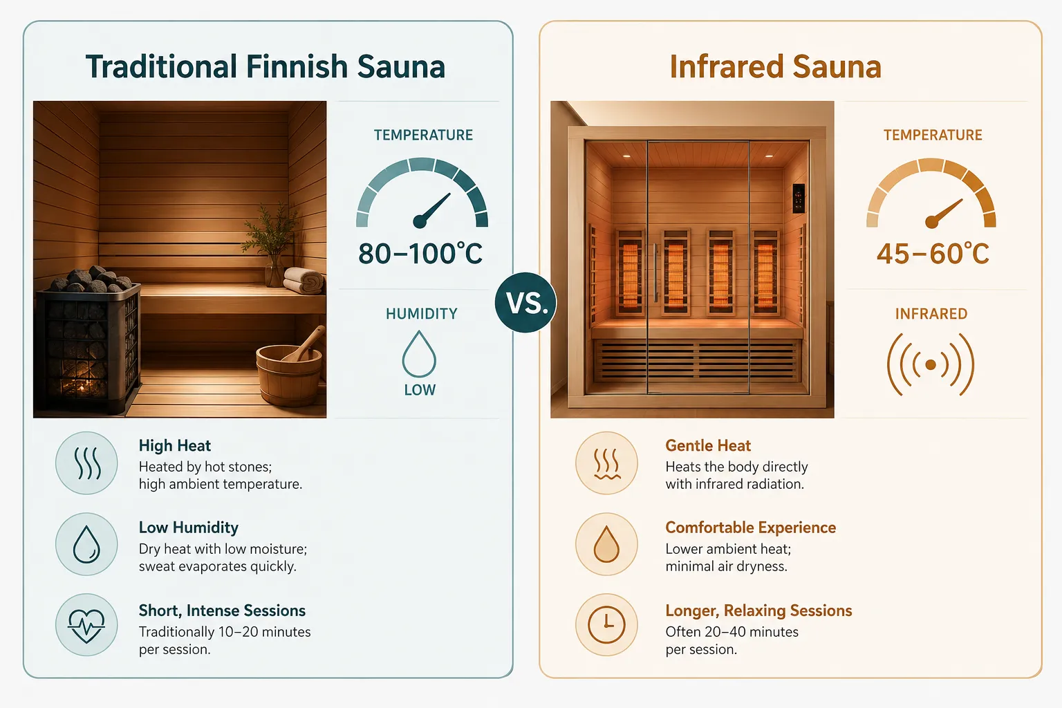 Traditional vs Infrared Sauna Evidence