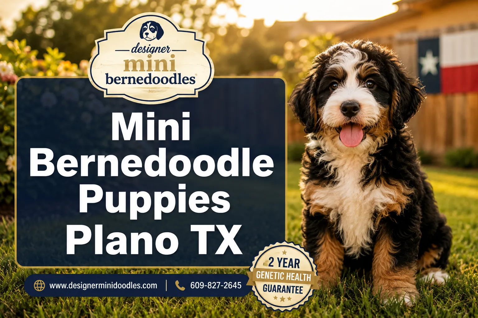 Mini Bernedoodle puppies Plano Texas