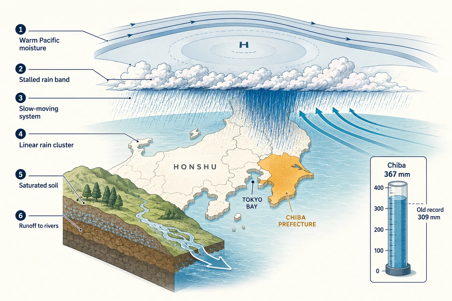 What Caused Japan's Record Rains in August 2026?