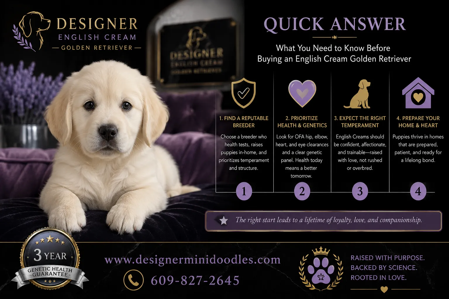 AKC english cream golden retriever puppies for sale