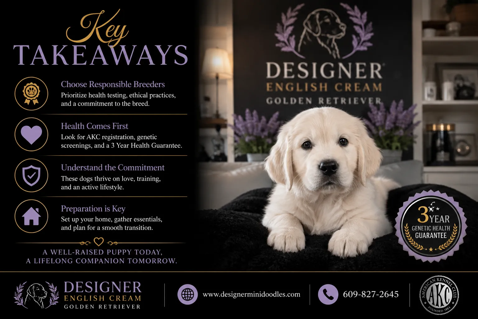 AKC english cream golden retriever puppies for sale