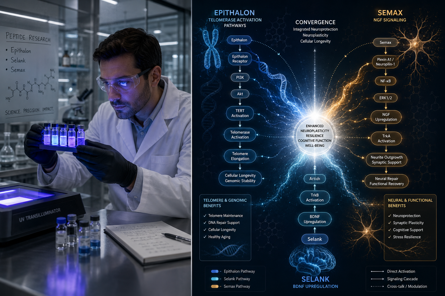 Where Longevity and Nootropic Peptides Converge