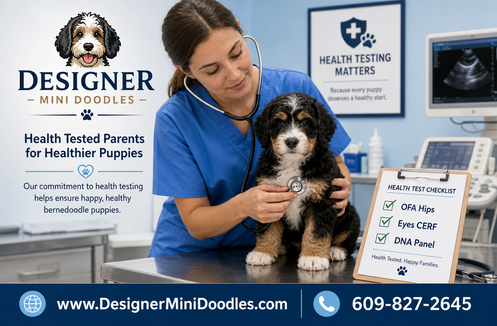 What Health Tests Should a Reputable Bernedoodle Breeder Do?