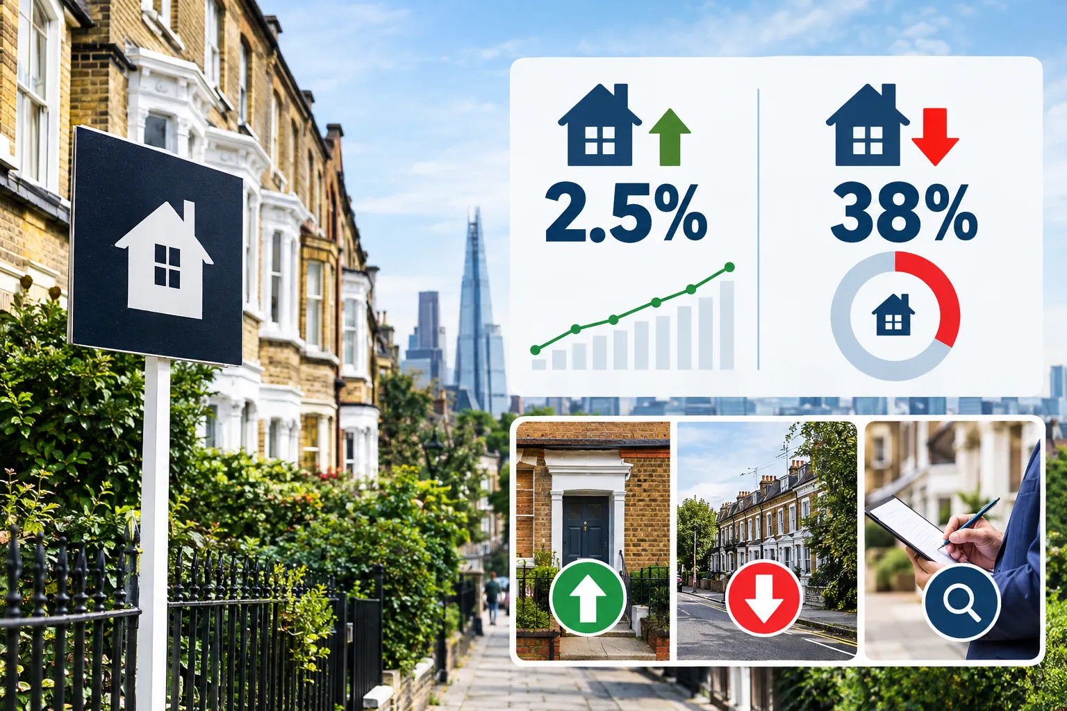 Why are London asking prices up 2.5% but so many homes getting reduced