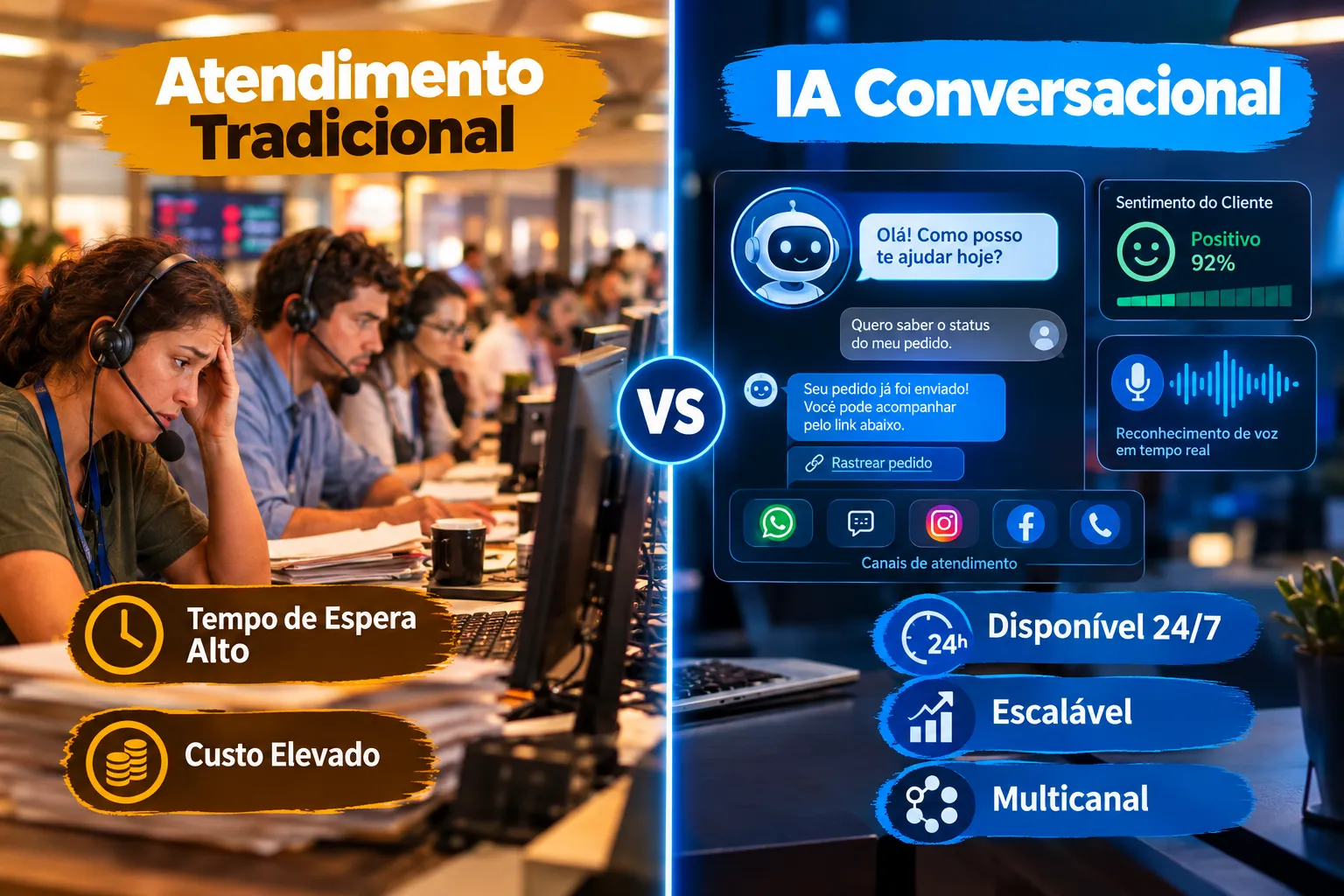 Como a IA Conversacional e Voz Está a Mudar o Comércio