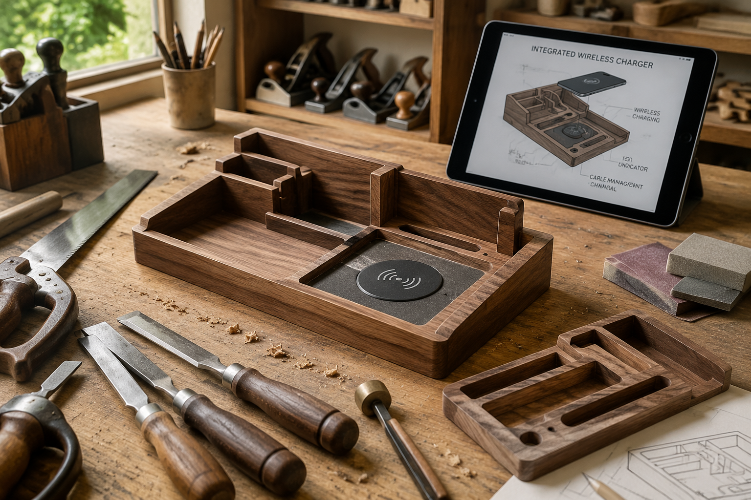 Designing Your Perfect DIY Wooden Desk Organizers and Tech Chargers