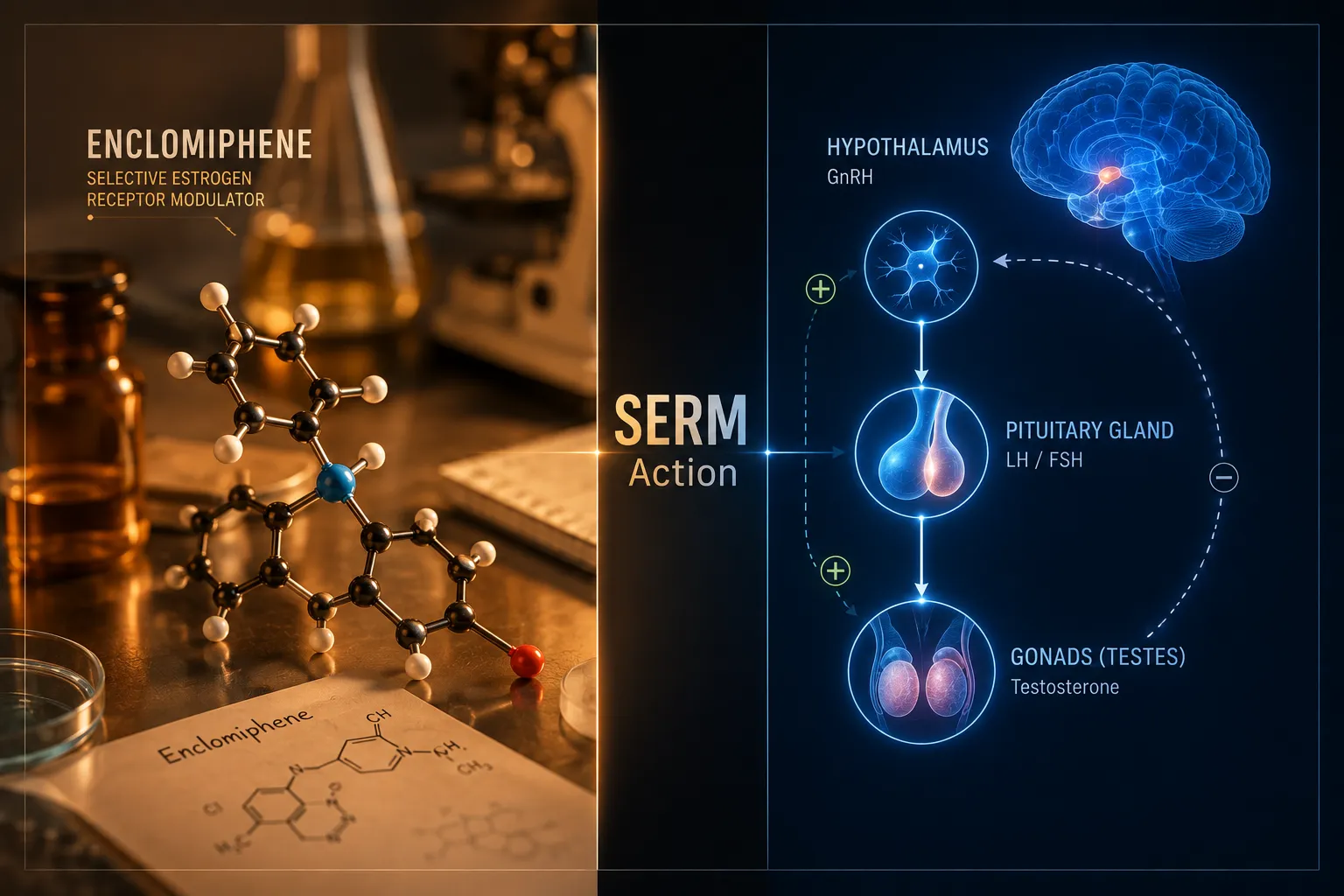 How Enclomiphene and Related serms Interface With Endocrine Pathways