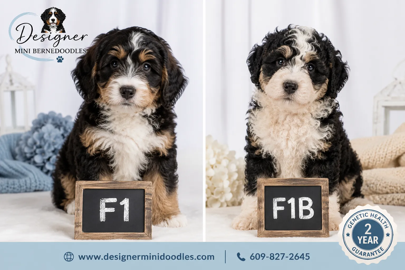 F1B Mini Bernedoodle Price Range by Breeder
