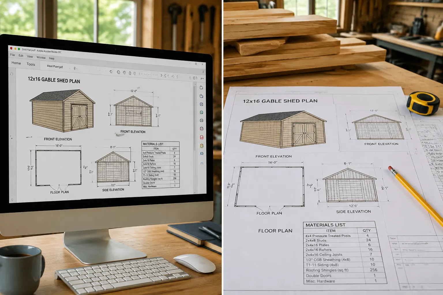 Where Can I Download Printable 12x16 Shed Plans as a PDF?