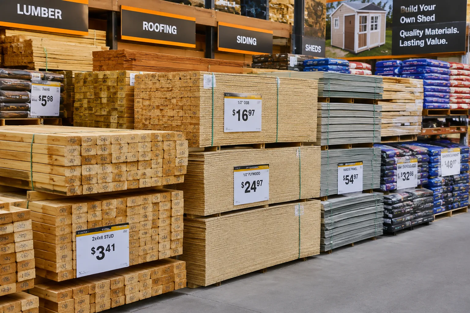 12x16 Shed Materials Estimate