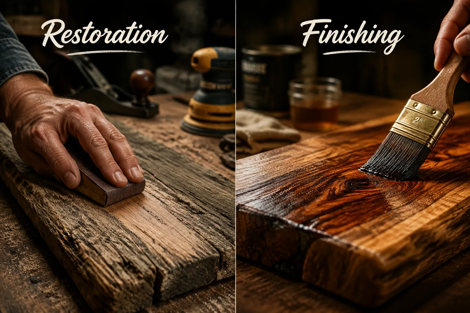 Restoration and Preparation for Building Reclaimed Wood Kitchen Islands