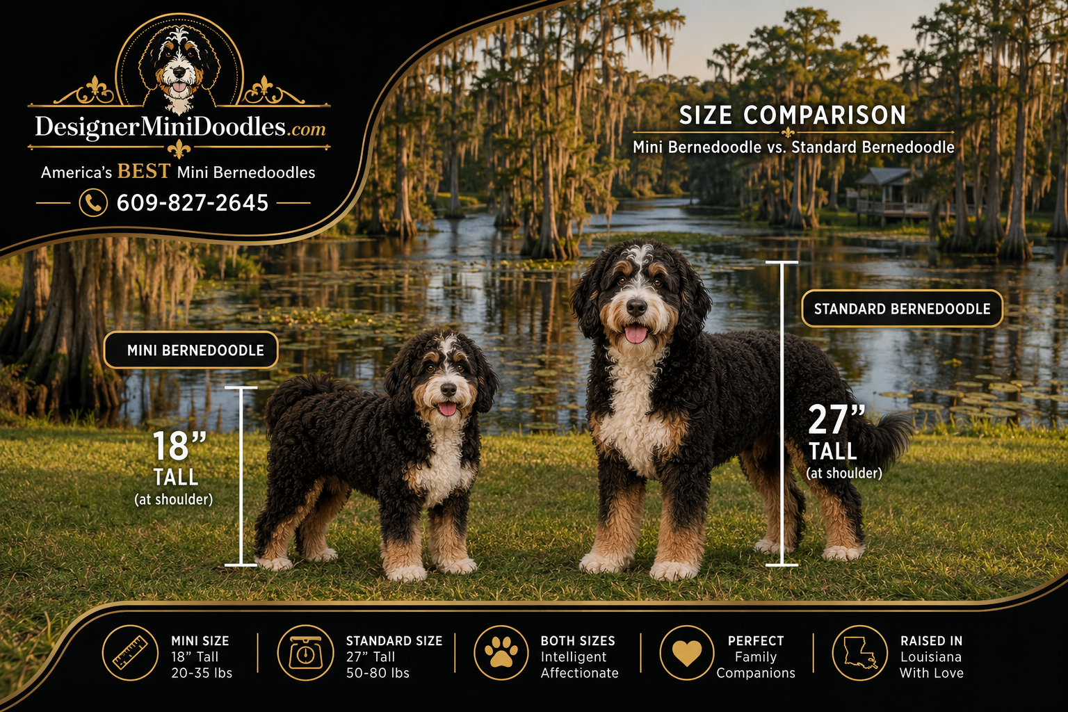 Mini Bernedoodle breeders Louisiana