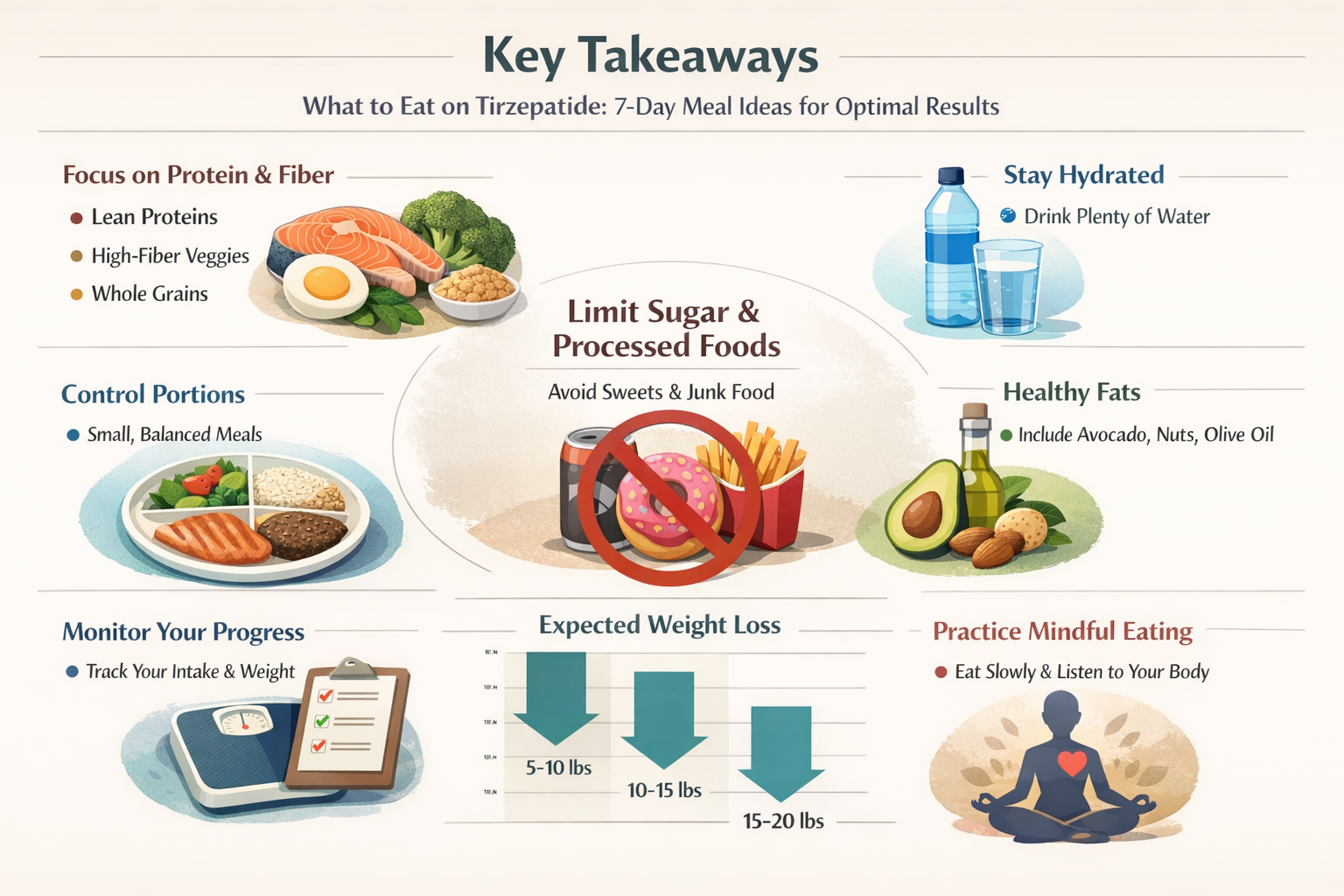 what to eat on tirzepatide
