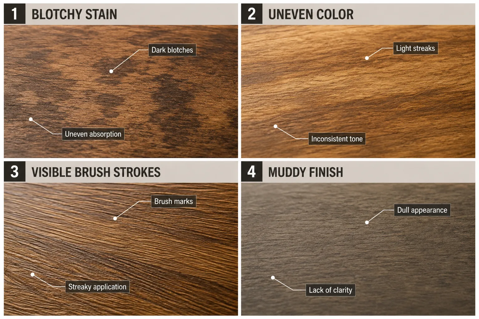 Stain Too Dark