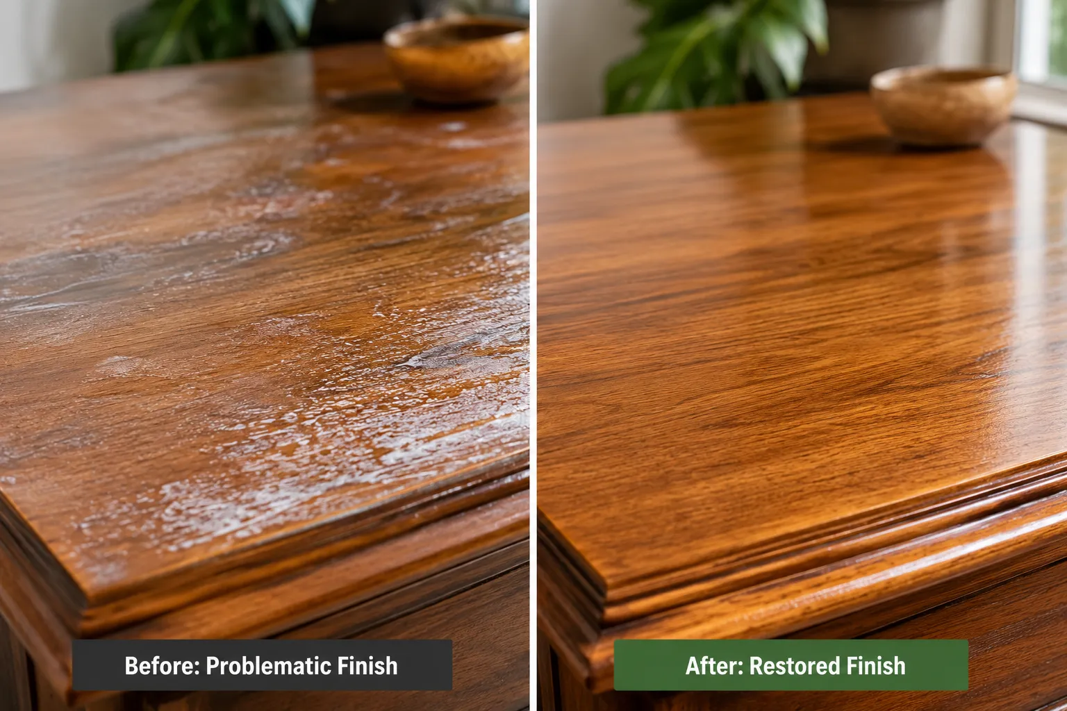Excessive Wax Buildup or Dull Wax Finish
