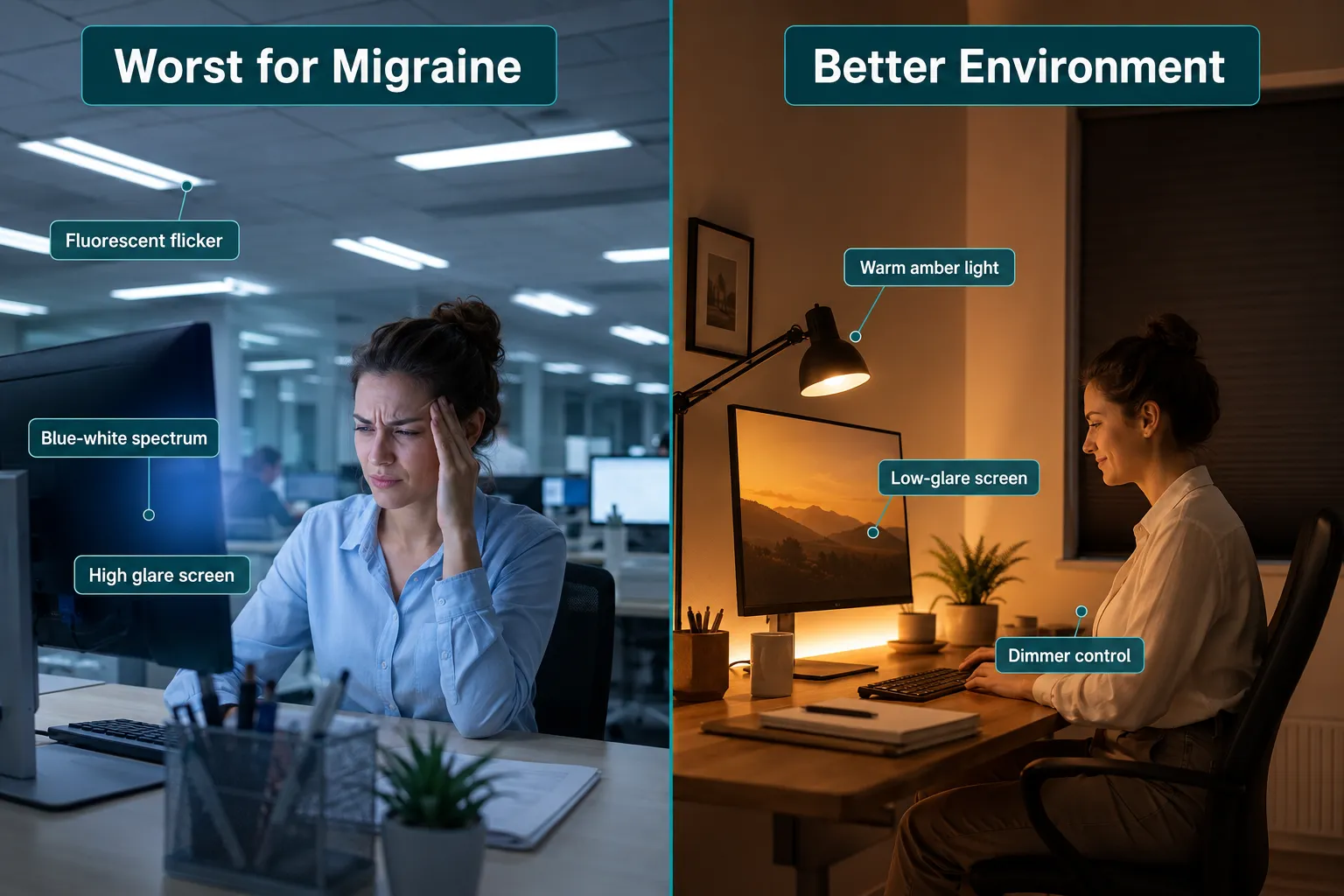 Practical Ways to Cope With Light Sensitivity and Migraine Photophobia
