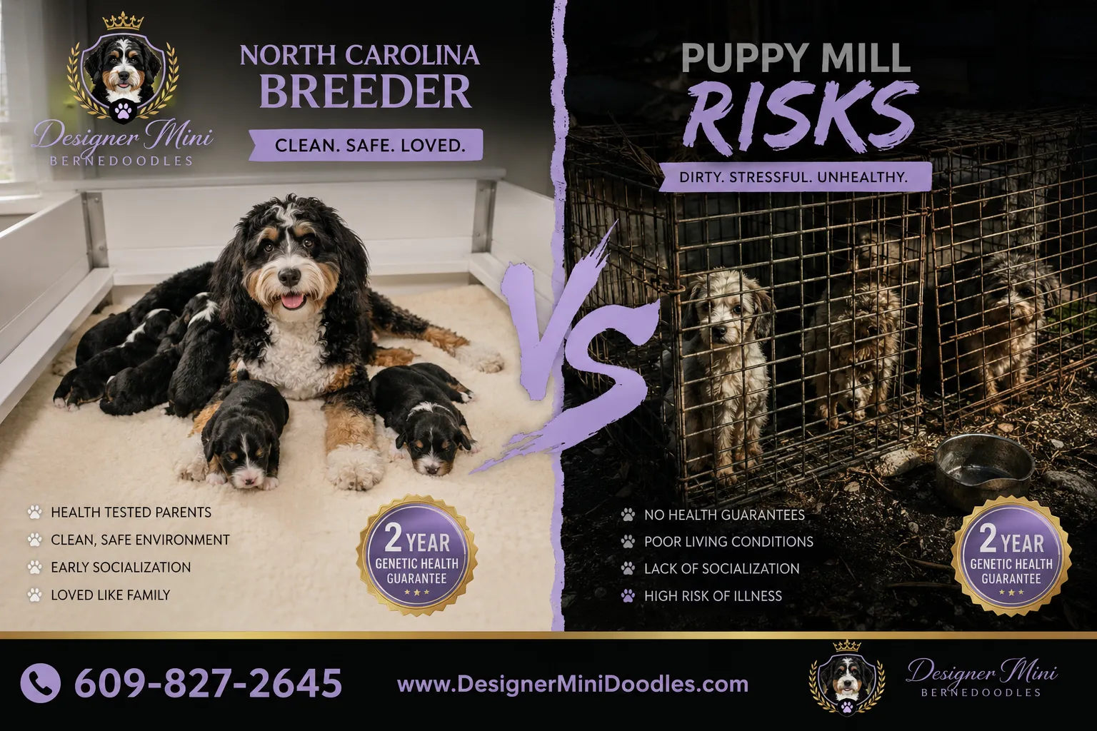 How Much Do Mini Bernedoodle Puppies Cost in NC?