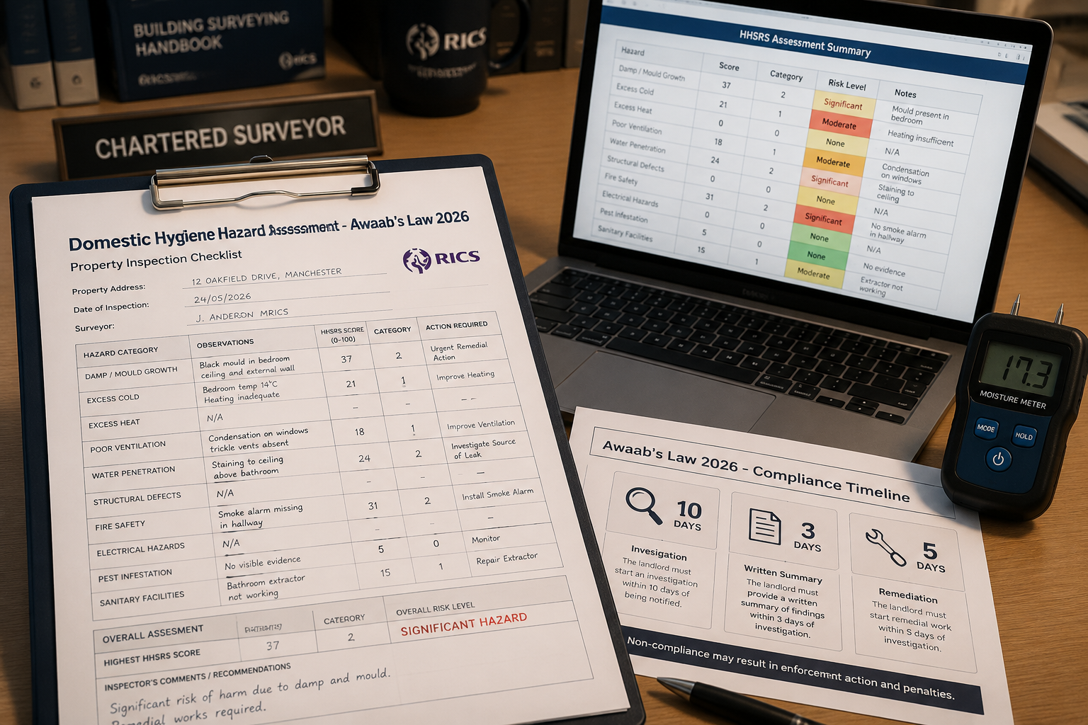Core Building Survey Protocols for Domestic Hygiene Hazards: Awaab's Law 2026 in Multi-Occupancy PRS Properties