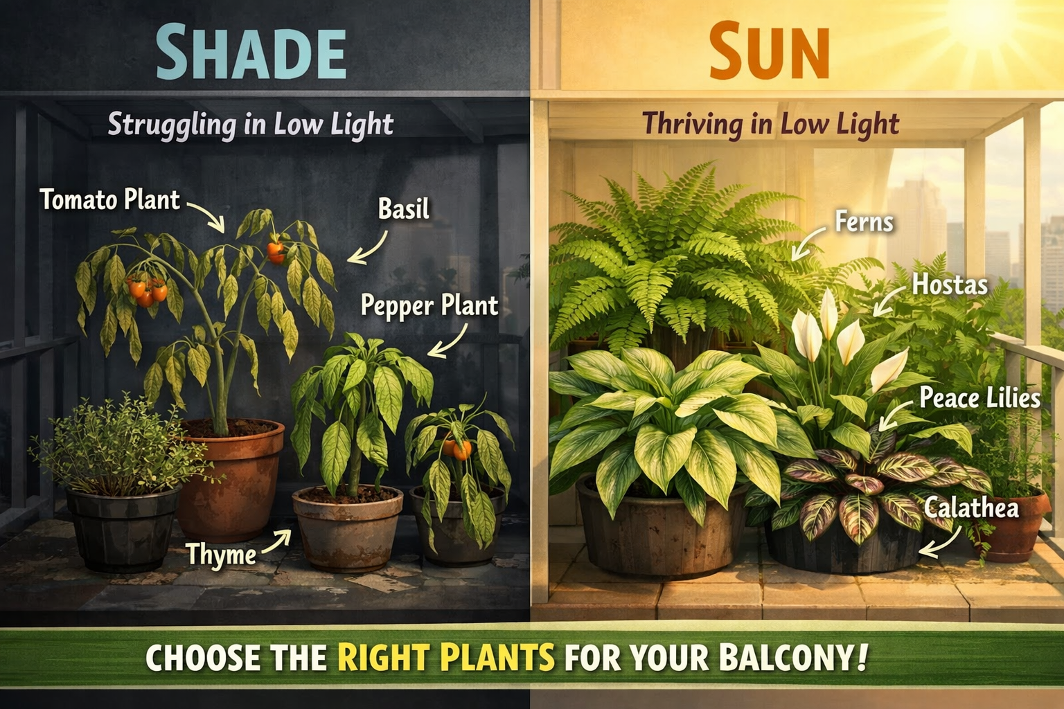Balcony Gardening Without Sunlight: Cultivating Green Spaces in the Shade in 2026