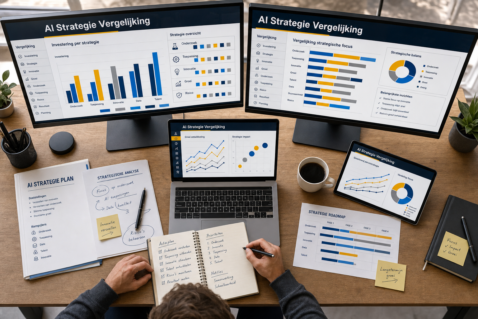 Hoe verhoudt Googles AI-strategie zich tot andere grote techbedrijven?