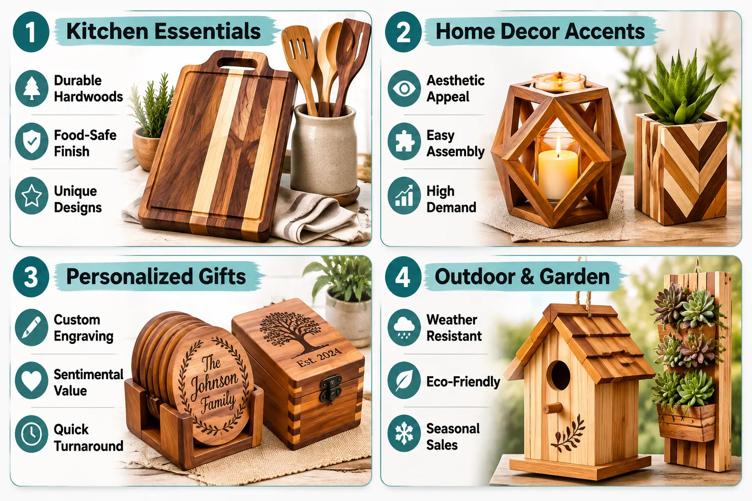 Unlocking Profit: Craft Ideas for Woodworkers: 50 Profitable Small Projects to Build and Sell