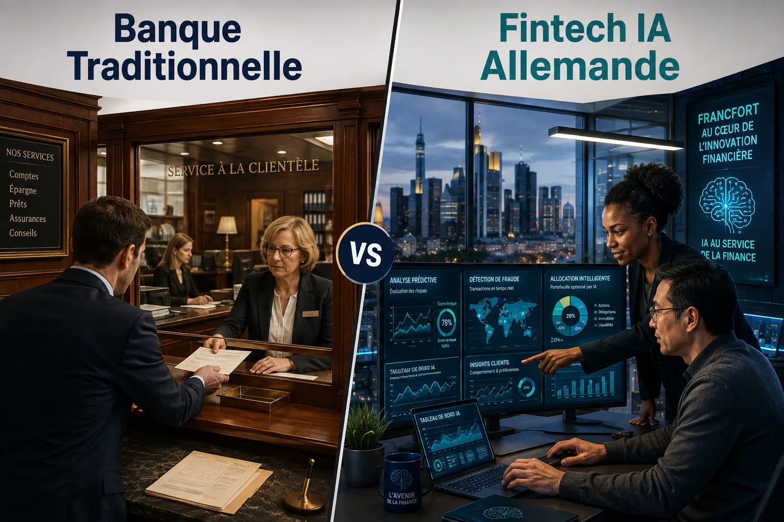 Fintechs IA Allemandes vs Banques Traditionnelles : Quelles Différences ?