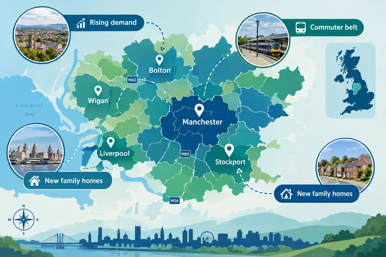 North West House Prices October 2026: The Headline Numbers