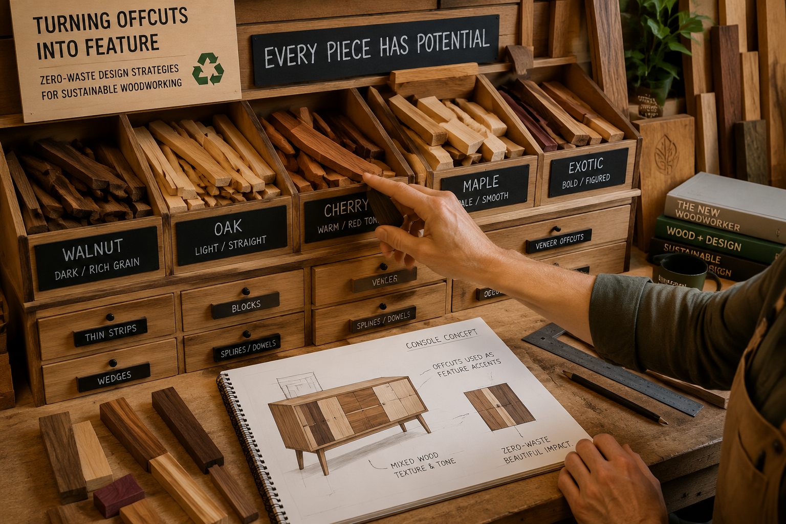 Rethinking Wood Scraps: The Foundation of Zero-Waste Woodworking
